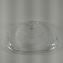 Pyrex Clear Glass Lid 32-A-9-0 PRE-OWNED 8.5&quot; x8.5&quot; - £7.60 GBP
