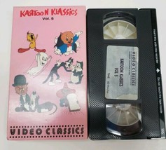 Kartoon Klassics Vol 5 VHS RARE OOP Cult Animation Cartoons 30’s 40’s - £46.63 GBP