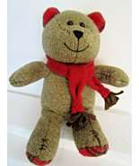 2009 Starbucks Coffee Christmas BEARISTA TEDDY BEAR 10&quot; Stuffed Toy - £7.56 GBP