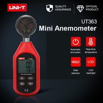 Mini Anemometer C/F Two Wind Temperature Wind-Gauge LCD Display Maximum - £32.55 GBP