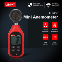 Mini Anemometer C/F Two Wind Temperature Wind-Gauge LCD Display Maximum - £32.83 GBP