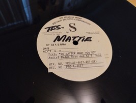 DIANA ROSS  &amp; Al B Sure No Matter What You Do 12” (test pressing) Record - $7.91