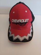 Chevrolet Racing Hat Official Merch Red and Black Baseball Cap Hat Adjus... - £11.02 GBP