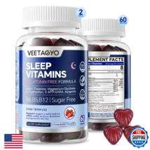 Melatonin-Free 5-HTP GABA L-Theanine Gummies for Adults &amp; Kids 12+ USA Made - $61.09