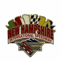 New Hampshire International Speedway NASCAR Racing Track Enamel Lapel Hat Pin - £6.30 GBP