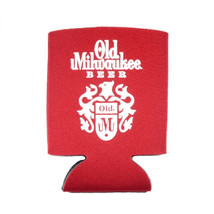 Old Milwaukee Crest 12oz Insulated Can Cooler Red - £10.26 GBP