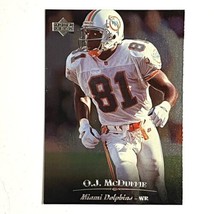 1995 Upper Deck Football Card OJ McDuffie Miami Dolphins #106 - £1.54 GBP