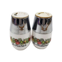 Vintage Gemco Spice of Life Salt &amp; Pepper Shakers La Saliere and La Poiv... - $180.74 MXN