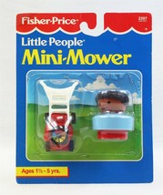 VINTAGE 1992 Fisher Price Little People Mini Mower Figure - $19.79