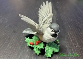 Lenox Fine Porcelain Black-Capped Chickadee Bird Series 1991 Figurine Japan - $55.00
