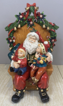 Members Mark Traditions With Santa Holiday Collection 2005 Hand Painted Figurine - £33.63 GBP