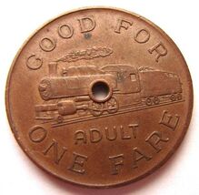 CANADA TRANSIT TOKEN Heritage Park Historical Village Locomotive Calgary - $24.99