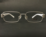 Disney Kinder Brille Rahmen 3E 1003 3009 Weiß Silber Rechteckig 44-14-125 - £18.38 GBP