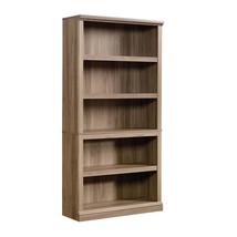 Sauder Select Collection 5-Shelf Bookcase, Salt Oak finish - £211.02 GBP