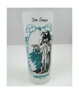Vintage Collectors Missouri Tom Sawyer Frosted  Tumbler Glass 6.5&quot; - $19.71 CAD