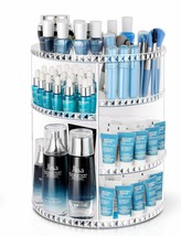 360 Rotating Makeup Organizer with Adjustable Trays - $82.16
