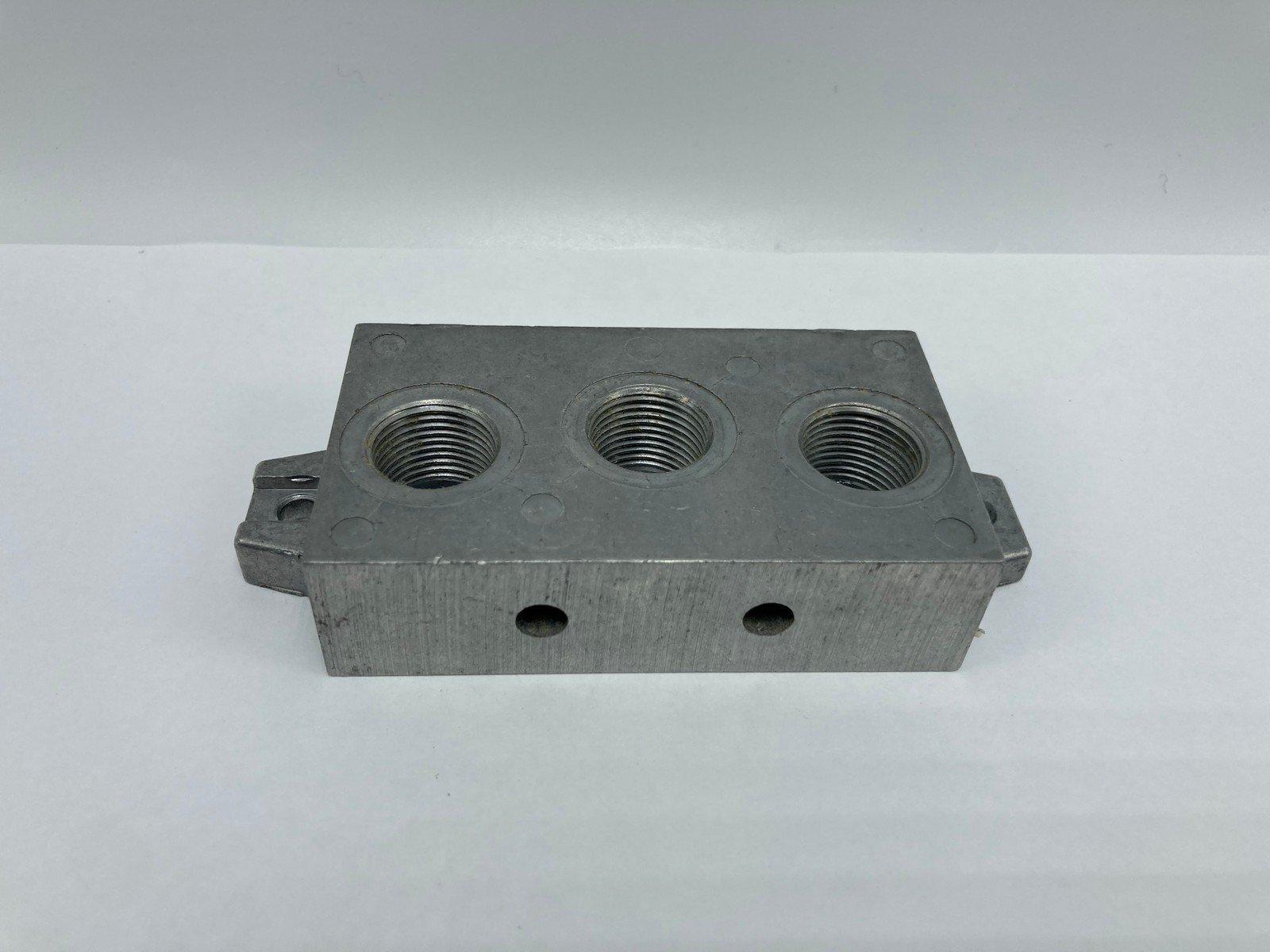 FESTO VDMA-24-345-D-1 VALVE BASE PLATE  - $19.00