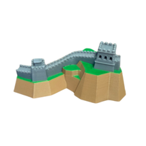 Great Wall of China Replica – Detailed Desktop Model &amp; Historical Souvenir - $15.99