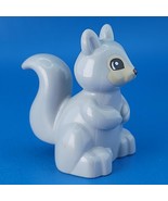 Lego Duplo Gray Squirrel Figure Minifigure Wild Animal Forest City - £5.44 GBP