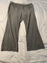 Avenue Denim Women’s Plus Size 22 Charcoal Wide-Leg Trousers Jeans Stretch - €16,93 EUR