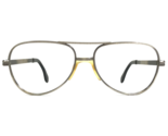 Vintage Universal Eyeglasses Frames Shiny Grey 1/200 10K Gold Plated 55-... - $55.91