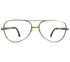 Vintage Universal Eyeglasses Frames Shiny Grey 1/200 10K Gold Plated 55-17-135 - £43.78 GBP