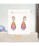 Kendra Scott Hallie Rhodium Sunrise Convertible Statement Earrings NWT - $129.93 CAD
