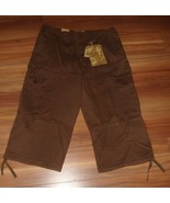 NBN Gear The New Generation Mens Capri Pants Brown Sz 36. NWT - $29.69
