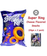 Malaysia&#39;s Oriental Super Ring Cheese Flavored Snacks (28gm x 2 Packs) - $21.67 CAD