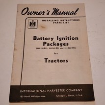 Vintage International Harvester Battery Ignition Packages For Tractors Manual - £7.72 GBP