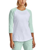 Under Armour Womens Legacy Colorblocked T-Shirt Color White Size Medium - £34.91 GBP