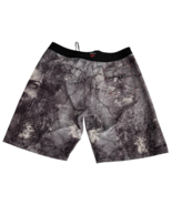 Affliction Board Shorts (Fits 36-38) Black Gray Eyes Gothic Y2K AOP Trun... - $42.75
