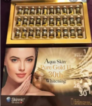 1 NEW Box Aqua Skin Pure Gold ii ~ Original. Expiry Date 2025 Free Expre... - £134.28 GBP