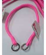 HAMILTON Round Braided Nylon Choke Dog Collar, 14&quot; x 5/16&quot;, Hot Pink - £13.38 GBP+