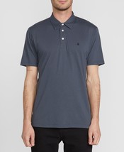Volcom Mens Banger Short Sleeve Polo Shirt,Charcoal,XX-Large - £27.69 GBP