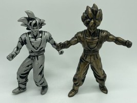 DragonBall Z Burger King 2000 Kids Meal figures Dragonball Z Gold &amp; Silver - £8.72 GBP