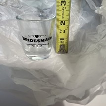 Bridesmaid Shot Glass Gift Heart Clear Wedding Drinks Gag Gift Party Favor - $2.97