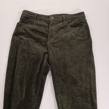 Talbots Corduroy Jegging Women's 14 (28×29) Green Mid Rise Stretch Pants VN5214 image 12
