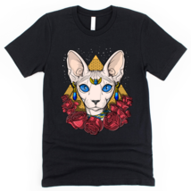 Bastet Egyptian Sphynx Cat Goddess Unisex T-Shirt - £22.31 GBP