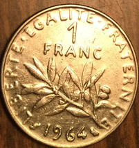 1964 France 1 Franc Coin République Française - £1.40 GBP