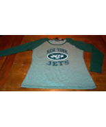 VINTAGE STYLE WOMEN&#39;S TEEN NEW YORK JETS NFL Long Sleeve T-Shirt 2XL XXL... - $365.18 MXN