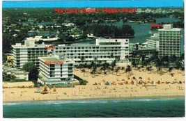 Florida Postcard Fort Lauderdale Sheraton Yankee Clipper Hotel - £2.33 GBP
