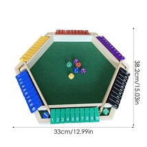 Shut The Box Dice Game en d Games Digital Game Toy Acrylic Printing Parent-Child - £98.71 GBP