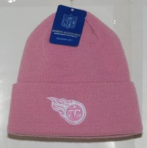 Reebok NFL Licensed Tennessee Titans Dusty Rose Womens Cuffed Winter Cap image 1