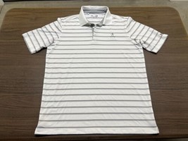 Under Armour Camelback Golf Club (AZ) Men’s White/Gray Striped Polo Shir... - $24.99