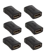 HDMI Female to HDMI Female Coupler Connector Pack 6pcs Adapter Extender ... - £5.55 GBP