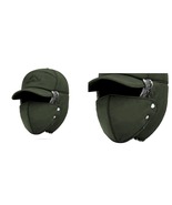 Green Fur Ear Flap Trapper Hat Full Face Mask Aviator Thermal Warm Winter  - £19.92 GBP