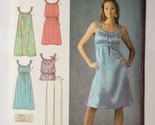 Simplicity 3742 Size D5 4 6 8 10 12 Misses&#39; Petite Dress Or Tunic And Pants - $8.90