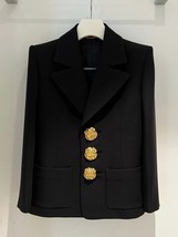 DEAT Fashion Women&#39;s Blazer Notched Collar Big Single Breasted Long Sleeve Slim  - £142.53 GBP