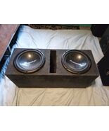 2 12 Pioneer Subwoofers With Huge Box - $297.00